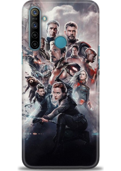 Realme C3 Kılıf Hd Baskılı Kılıf + Seramik Tam Kaplayan Ekran Koruyucu 99