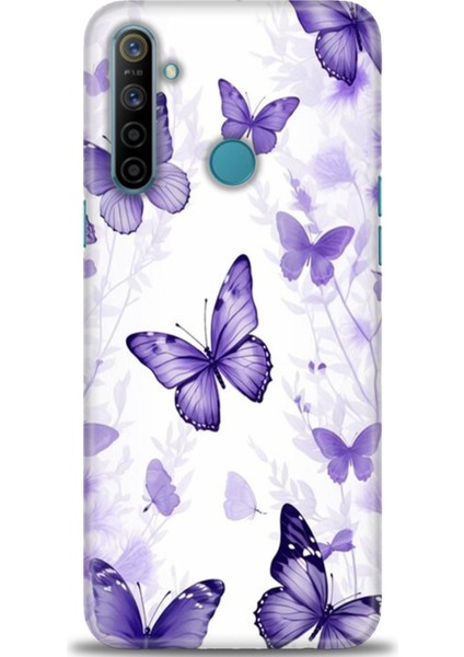 Realme C3 Kılıf Hd Baskılı Kılıf + Seramik Tam Kaplayan Ekran Koruyucu 293