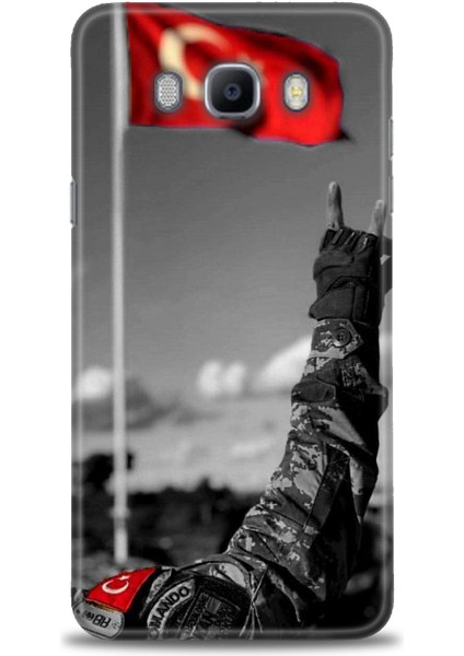 Samsung Galaxy J7 2016 Hd Baskılı Kılıf + Seramik Tam Kaplayan Ekran Koruyucu 35