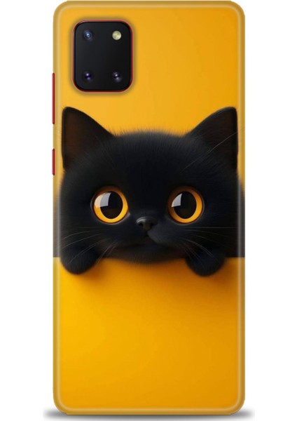 Samsung Galaxy A81 Hd Baskılı Kılıf + Seramik Tam Kaplayan Ekran Koruyucu 64