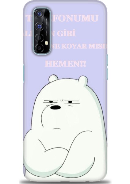 Realme 7 Kılıf Hd Baskılı Kılıf + Seramik Tam Kaplayan Ekran Koruyucu 159