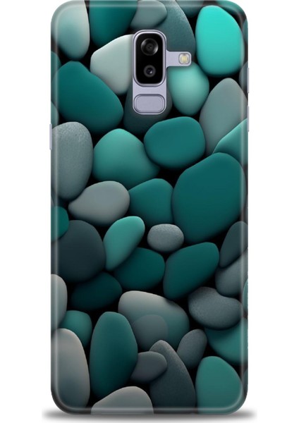 Samsung Galaxy J8 Hd Baskılı Kılıf + Seramik Tam Kaplayan Ekran Koruyucu 346