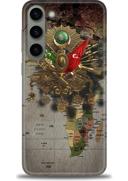 Samsung Galaxy S23 Plus Hd Baskılı Kılıf + Seramik Tam Kaplayan Ekran Koruyucu 467