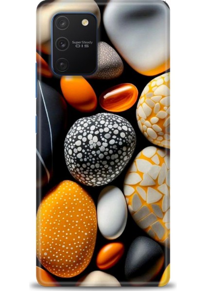 Samsung Galaxy A91 Hd Baskılı Kılıf + Seramik Tam Kaplayan Ekran Koruyucu 342