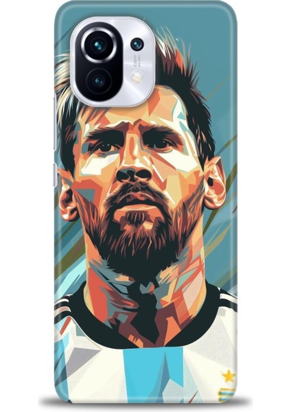 Xiaomi Mi 11 Kılıf Hd Baskılı Kılıf + Seramik Tam Kaplayan Ekran Koruyucu 13