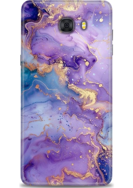 Samsung Galaxy C9 Pro Hd Baskılı Kılıf + Seramik Tam Kaplayan Ekran Koruyucu 311