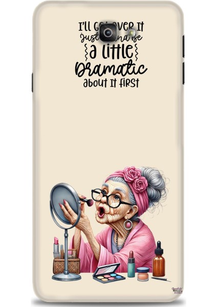 Samsung Galaxy J7 Prime Hd Baskılı Kılıf + Seramik Tam Kaplayan Ekran Koruyucu 48