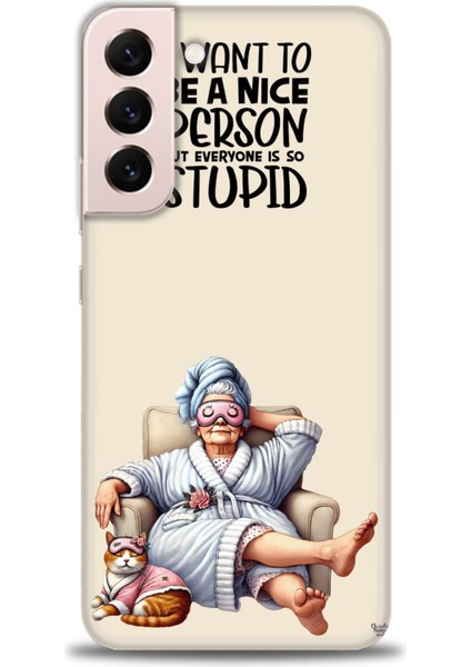 Samsung Galaxy S22 Plus Hd Baskılı Kılıf + Seramik Tam Kaplayan Ekran Koruyucu 45