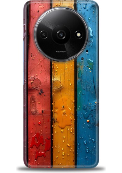 Xiaomi Redmi A3 4g 2024 Hd Baskılı Kılıf + Seramik Tam Kaplayan Ekran Koruyucu 435