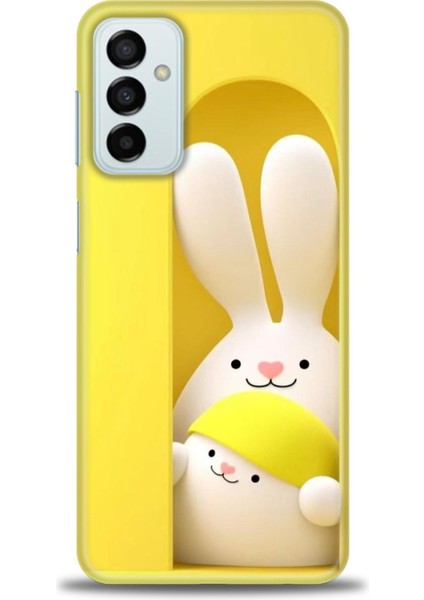 Samsung Galaxy M13 Hd Baskılı Kılıf + Seramik Tam Kaplayan Ekran Koruyucu 76