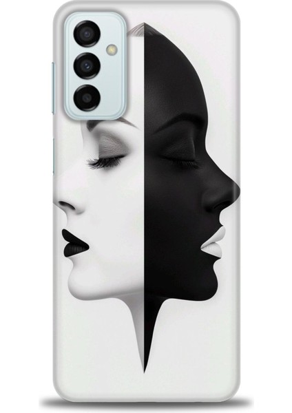 Samsung Galaxy M13 Hd Baskılı Kılıf + Seramik Tam Kaplayan Ekran Koruyucu 141