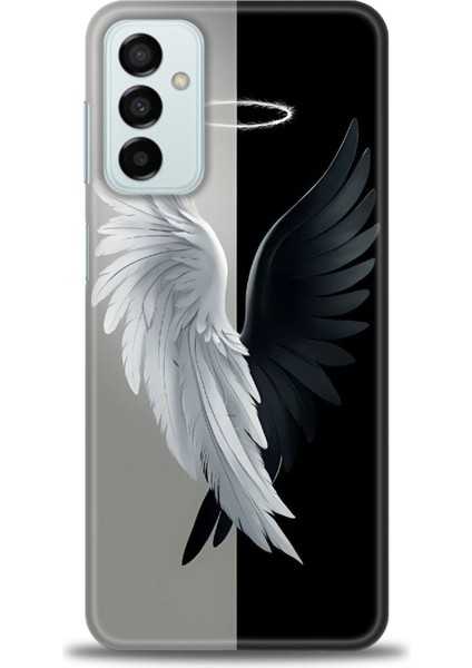 Samsung Galaxy M13 Hd Baskılı Kılıf + Seramik Tam Kaplayan Ekran Koruyucu 146