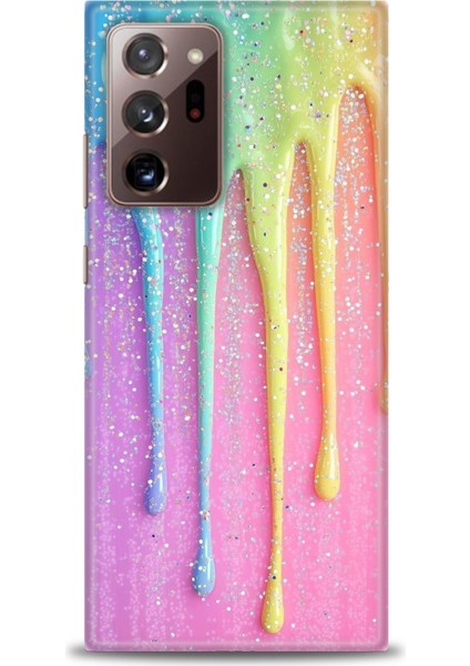 Samsung Galaxy Note 20 Ultra Hd Baskılı Kılıf + Seramik Tam Kaplayan Ekran Koruyucu 414