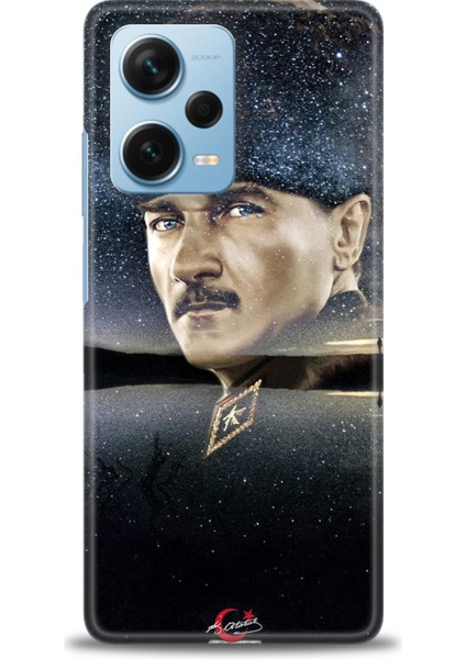 Xiaomi Redmi Note 12 Pro Plus Hd Baskılı Kılıf + Seramik Tam Kaplayan Ekran Koruyucu 24