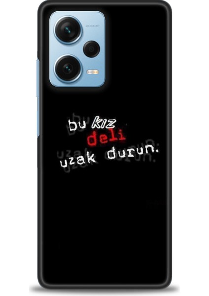 Xiaomi Redmi Note 12 Pro Plus Hd Baskılı Kılıf + Seramik Tam Kaplayan Ekran Koruyucu 398