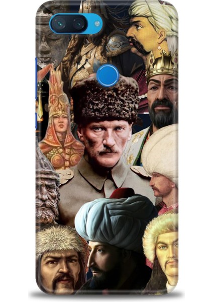 Xiaomi Mi 8 Lite Kılıf Hd Baskılı Kılıf + Seramik Tam Kaplayan Ekran Koruyucu 466