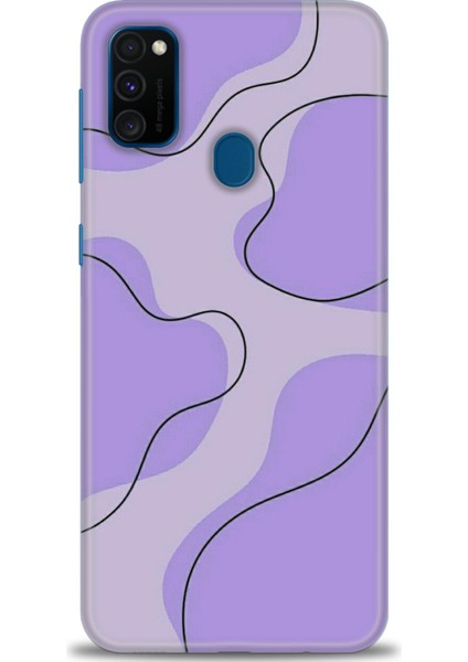 Samsung Galaxy M21 Hd Baskılı Kılıf + Seramik Tam Kaplayan Ekran Koruyucu 176