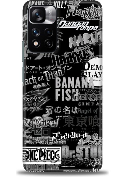 Xiaomi Redmi Note 11 Pro Plus Hd Baskılı Kılıf + Seramik Tam Kaplayan Ekran Koruyucu 201
