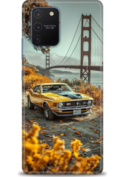 Samsung Galaxy A91 Hd Baskılı Kılıf + Seramik Tam Kaplayan Ekran Koruyucu 105