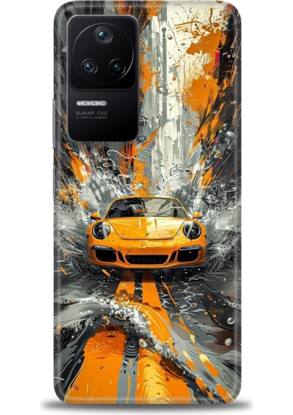 Xiaomi Poco F4 Kılıf Hd Baskılı Kılıf + Seramik Tam Kaplayan Ekran Koruyucu 101