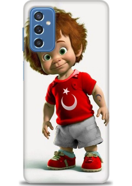 Samsung Galaxy M52 5g Hd Baskılı Kılıf + Seramik Tam Kaplayan Ekran Koruyucu 247