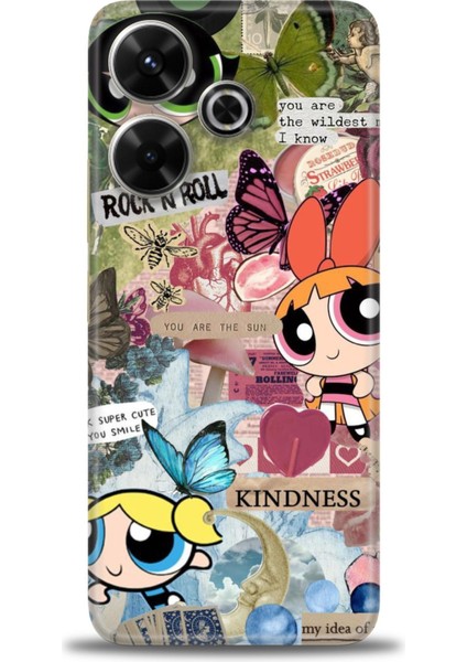 Xiaomi Redmi 13 4g Kılıf Hd Baskılı Kılıf + Seramik Tam Kaplayan Ekran Koruyucu 121