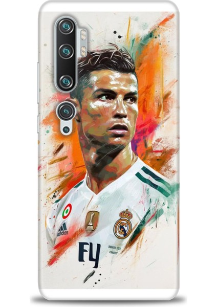 Xiaomi Mi Note 10 Kılıf Hd Baskılı Kılıf + Seramik Tam Kaplayan Ekran Koruyucu 7