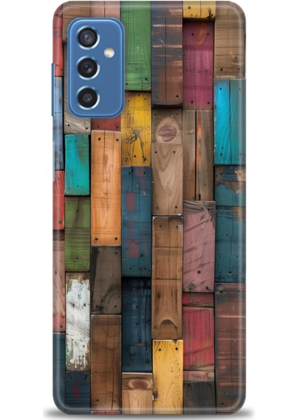 Samsung Galaxy M52 5g Hd Baskılı Kılıf + Seramik Tam Kaplayan Ekran Koruyucu 330