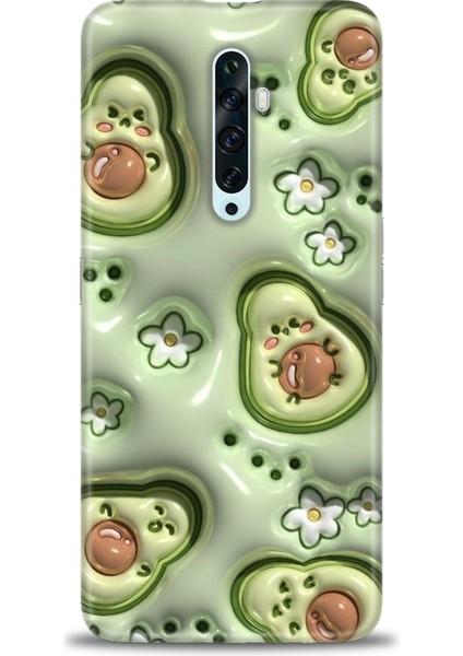 Oppo Reno 2z Kılıf Hd Baskılı Kılıf + Seramik Tam Kaplayan Ekran Koruyucu 112