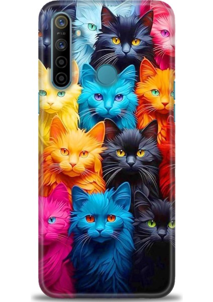Realme 6i Kılıf Hd Baskılı Kılıf + Seramik Tam Kaplayan Ekran Koruyucu 70