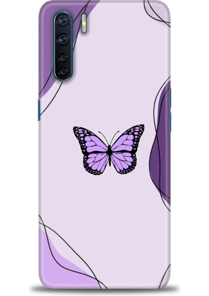 Oppo A91 Kılıf Hd Baskılı Kılıf + Seramik Tam Kaplayan Ekran Koruyucu 182