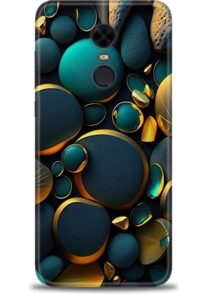 Xiaomi Redmi 5 Plus Kılıf Hd Baskılı Kılıf + Seramik Tam Kaplayan Ekran Koruyucu 345