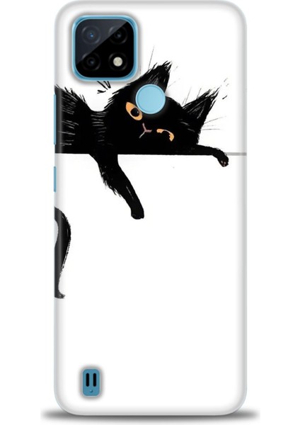 Realme C21 Kılıf Hd Baskılı Kılıf + Seramik Tam Kaplayan Ekran Koruyucu 63