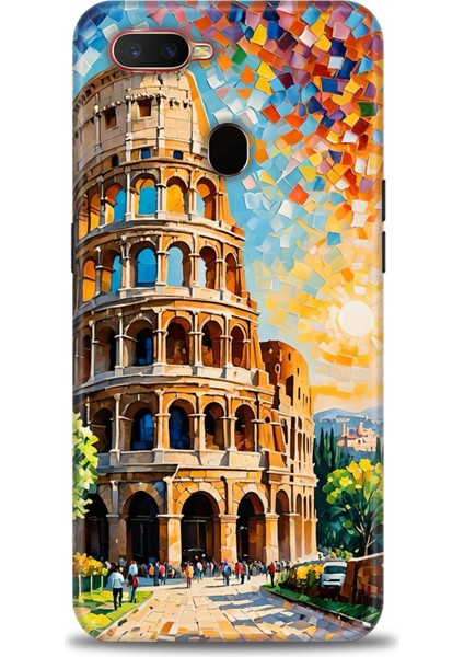 Oppo Ax7 Kılıf Hd Baskılı Kılıf + Seramik Tam Kaplayan Ekran Koruyucu 262