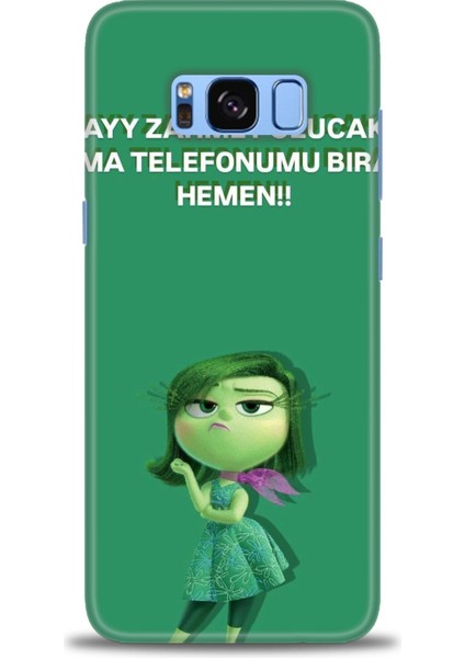 Samsung Galaxy S8 Hd Baskılı Kılıf + Seramik Tam Kaplayan Ekran Koruyucu 154