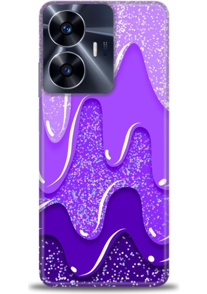 Realme C55 4g Kılıf Hd Baskılı Kılıf + Seramik Tam Kaplayan Ekran Koruyucu 421