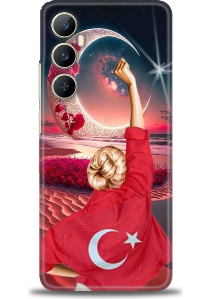 Realme C65 4g Kılıf Hd Baskılı Kılıf + Seramik Tam Kaplayan Ekran Koruyucu 249