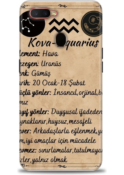Oppo Ax7 Kılıf Hd Baskılı Kılıf + Seramik Tam Kaplayan Ekran Koruyucu 476