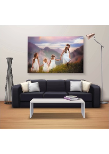 - Dekoratif Baskı Özel Tasarım Dikdödrtgen Kanvas Tablo 424