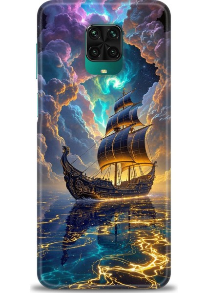 Xiaomi Redmi Note 9s Hd Baskılı Kılıf + Seramik Tam Kaplayan Ekran Koruyucu 233