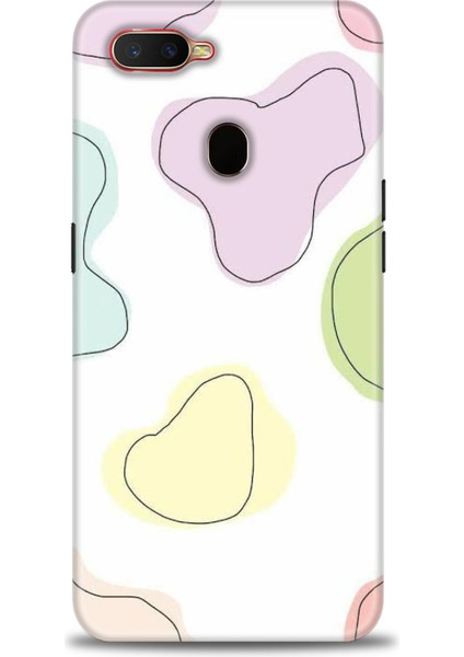 Oppo A5S Kılıf Hd Baskılı Kılıf + Seramik Tam Kaplayan Ekran Koruyucu 174