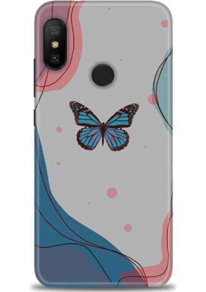 Xiaomi Mi A2 Lite Kılıf Hd Baskılı Kılıf + Seramik Tam Kaplayan Ekran Koruyucu 185