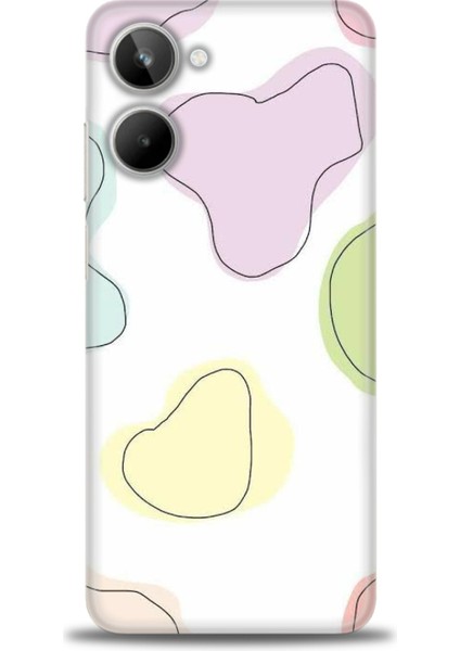 Realme 10 4g Kılıf Hd Baskılı Kılıf + Seramik Tam Kaplayan Ekran Koruyucu 174