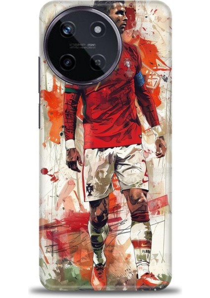 Realme 11 4g Kılıf Hd Baskılı Kılıf + Seramik Tam Kaplayan Ekran Koruyucu 2