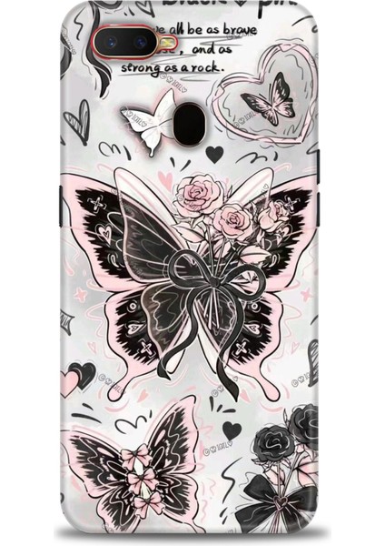 Oppo A12 Kılıf Hd Baskılı Kılıf + Seramik Tam Kaplayan Ekran Koruyucu 206