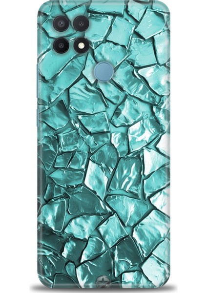 Oppo A15 Kılıf Hd Baskılı Kılıf + Seramik Tam Kaplayan Ekran Koruyucu 335