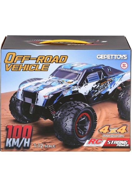 Nessiworld AJ22-20 Kumandalı 1:12 70 Km/h Off Road Araba 4x4