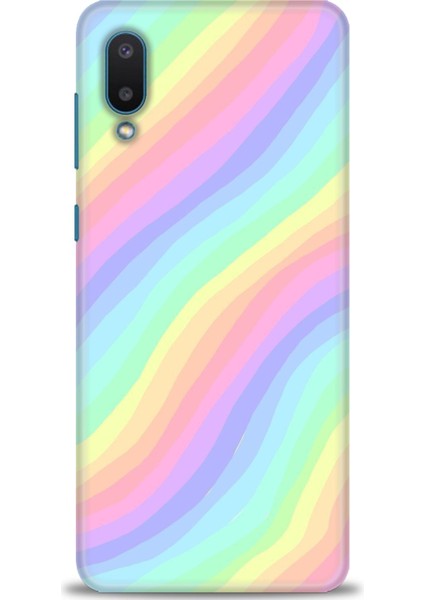 Samsung Galaxy A02 Hd Baskılı Kılıf + Seramik Tam Kaplayan Ekran Koruyucu 427