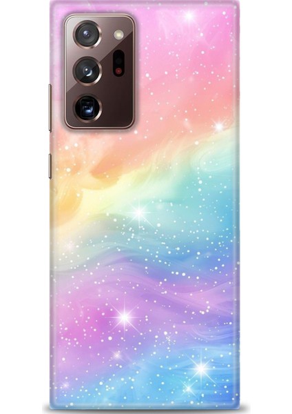 Samsung Galaxy Note 20 Hd Baskılı Kılıf + Seramik Tam Kaplayan Ekran Koruyucu 422