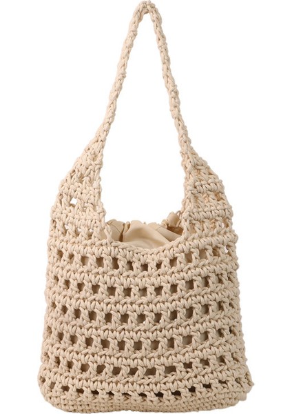 Mkjınmeı Yazlık Kadın Hasır Omuz Çantası (Yurt Dışından)